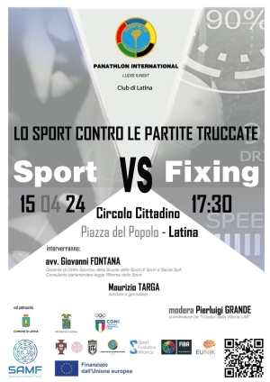 Panathlon International Club Latina - Progetto Erasmus+ Sport Against Match-Fixing (SAMF)