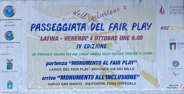 EWOS 2024 - Panathlon Club Latina - IV Passeggiata del Fair Play e dell’Inclusione