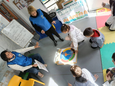 Panathlon Club Maldonado - Punta del Este - Visitamos a la segunda escuela del programa "Panathlon Caminando Junto a los Niños 2026"