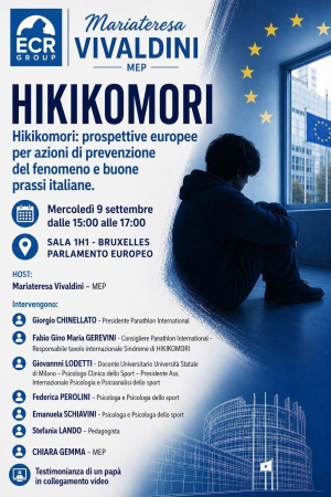 The issue of hikikomori reaches the European Parliament