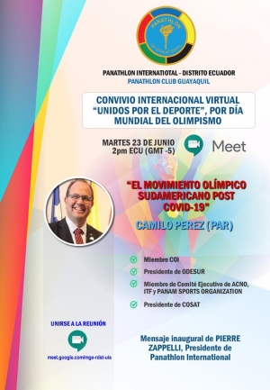 Distrito Ecuador - Convivio Internacional virtual "Unidos por el deporte"