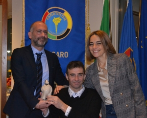Panathlon Club Pesaro - L’atleta urbinate Davide Fedrigucci è stato il primo ospite dell’anno del Club pesarese