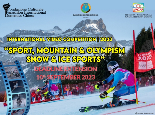 Ampliación de inscripción - Concurso Internacional de Video “DEPORTE, MONTAÑA Y OLIMPISMO – DEPORTES DE NIEVE Y HIELO”