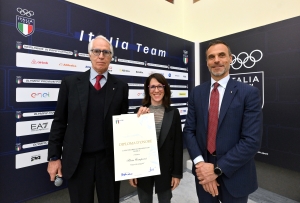 Panathlon Club Bruxelles EU - Silvia Camporesi erhält den CONI-Preis 