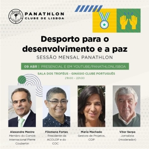 Panathlon International Club Lisboa - "Contribution of sports and peace"