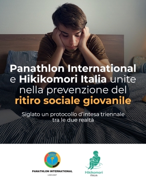 Le Panathlon International collaborera avec Hikikomori Italia ETS pour prévenir l’isolement social des jeunes : un protocole d’accord signé entre les deux organisations
