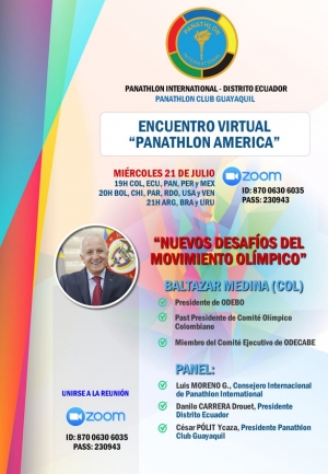 Guayaquil - Incontro virtuale sul tema "Nuove sfide del Movimento Olimpico".