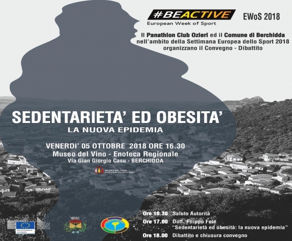 PC Ozieri - EWoS 2018 - Convegno "Sedentarietà ed obesità"